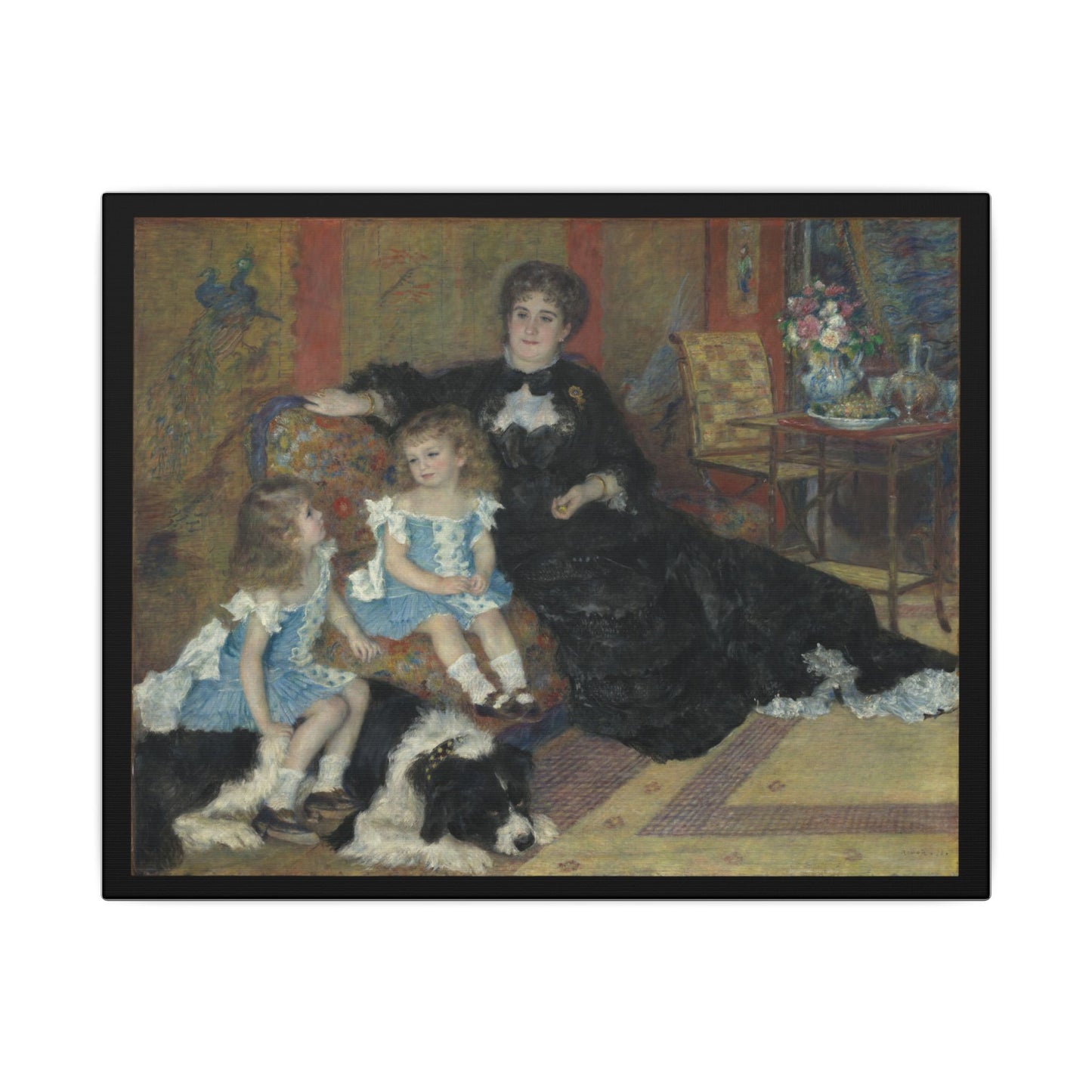 Madame Georges Charpentier (Marguerite-Louise Lemonnier, 1848–1904) and Her Children, Georgette-Berthe (1872–1945) and Paul-Emile-Charles (1875–1895)