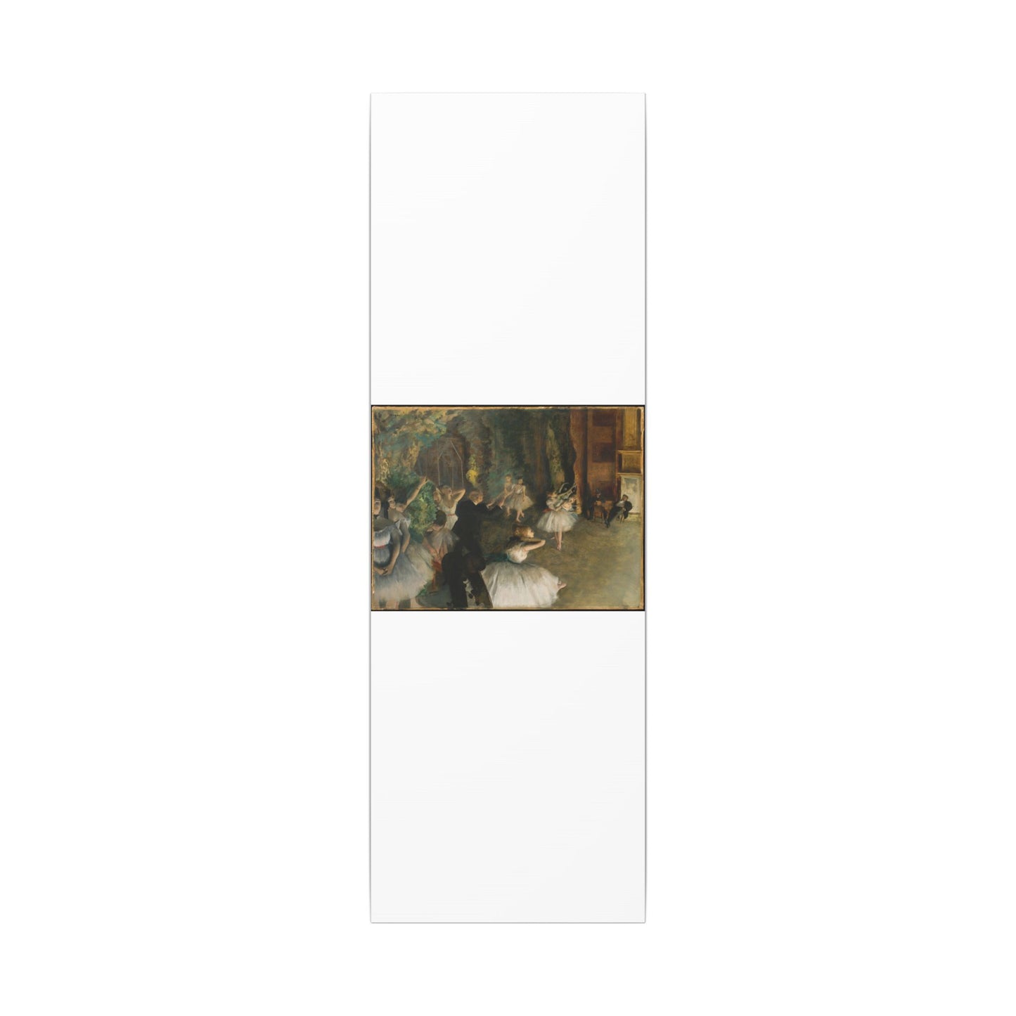The Rehearsal of the Ballet Onstage - Edgar Degas