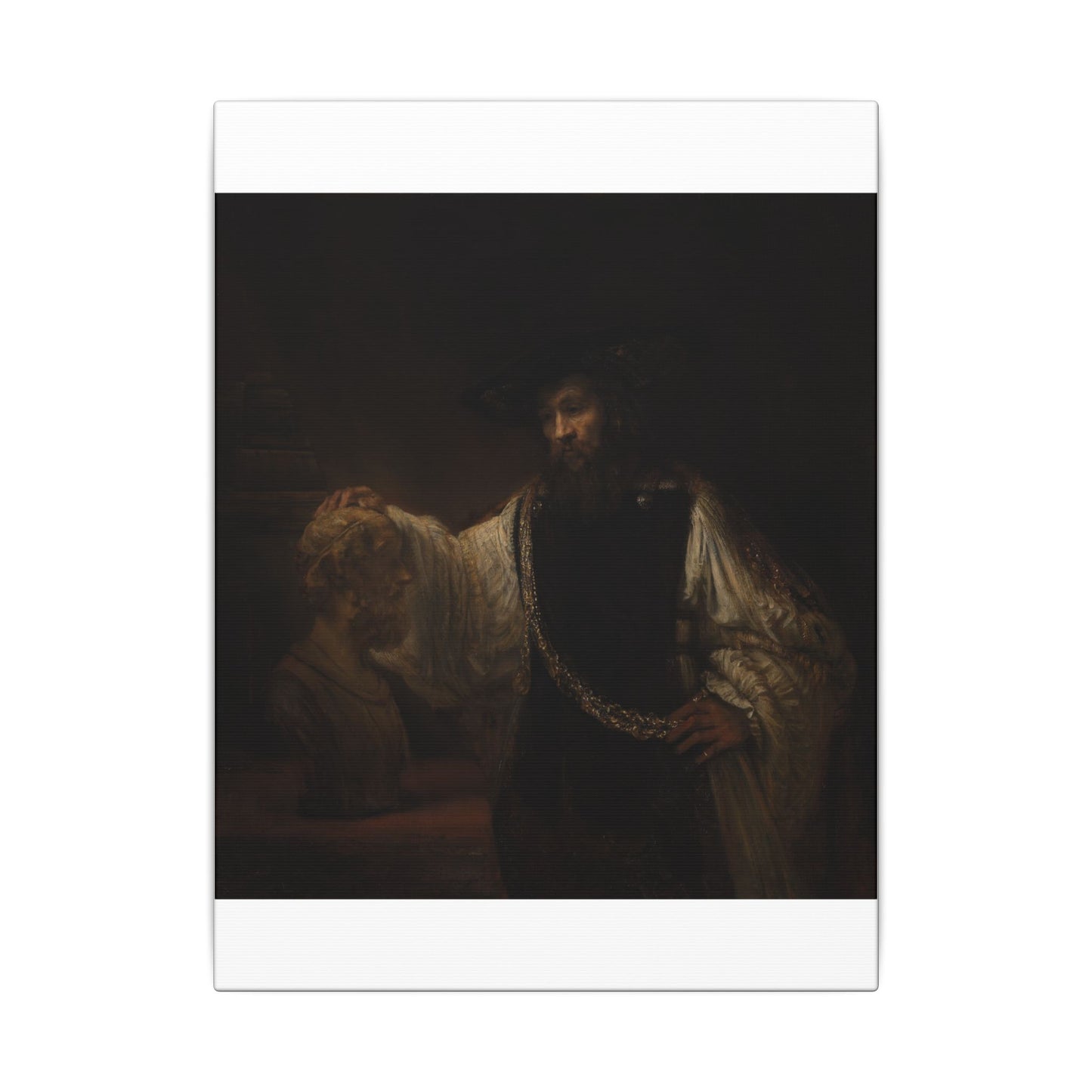 Aristotle with a Bust of Homer - Rembrandt van Rijn