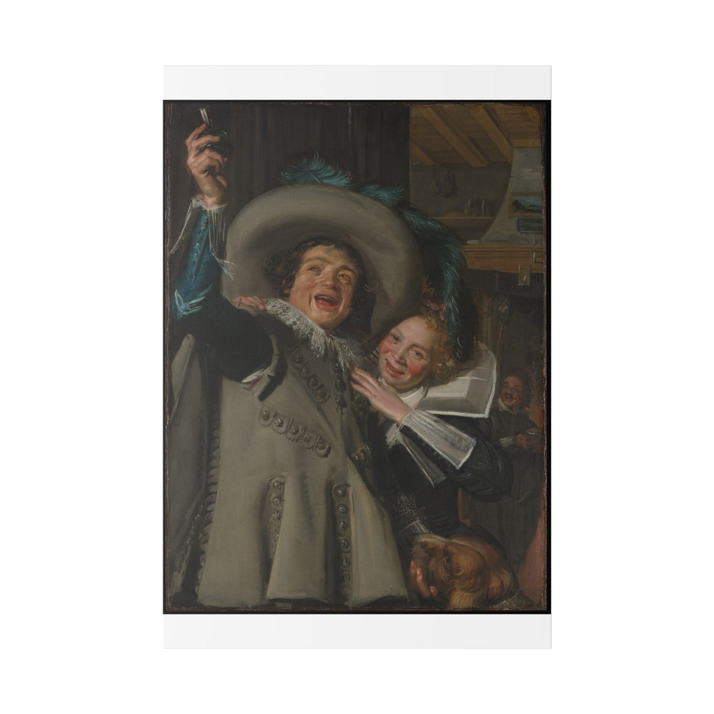 Young Man and Woman in an Inn - Frans Hals