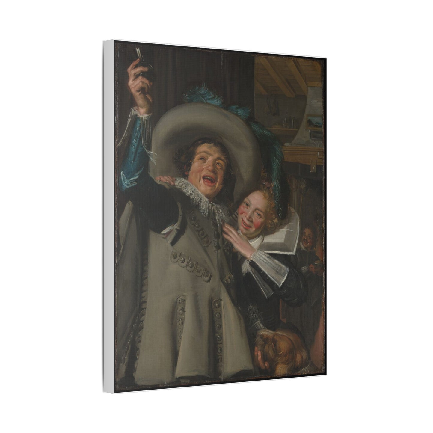 Young Man and Woman in an Inn - Frans Hals