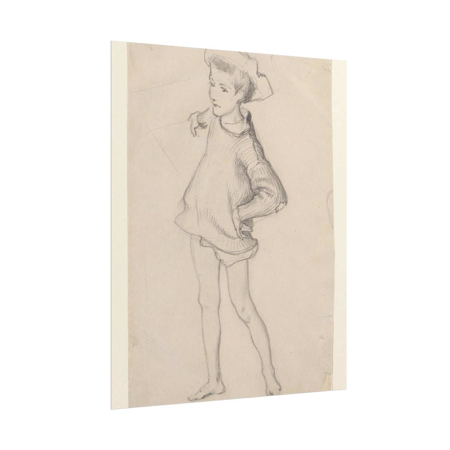 Child, Study for En Route pour la Pêche and Fishing for Oysters at Cancale - John Singer Sargent