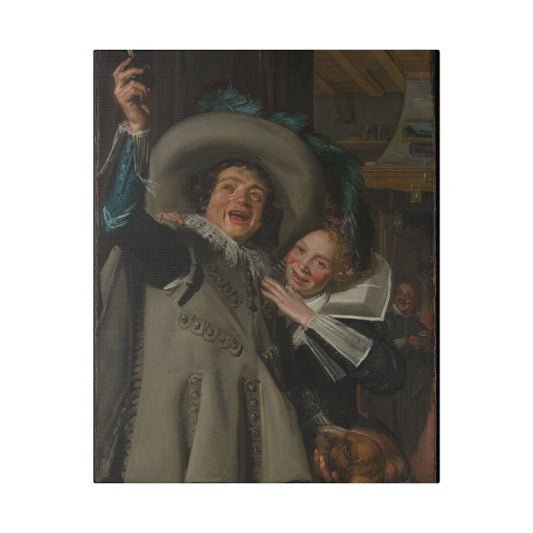 Young Man and Woman in an Inn - Frans Hals