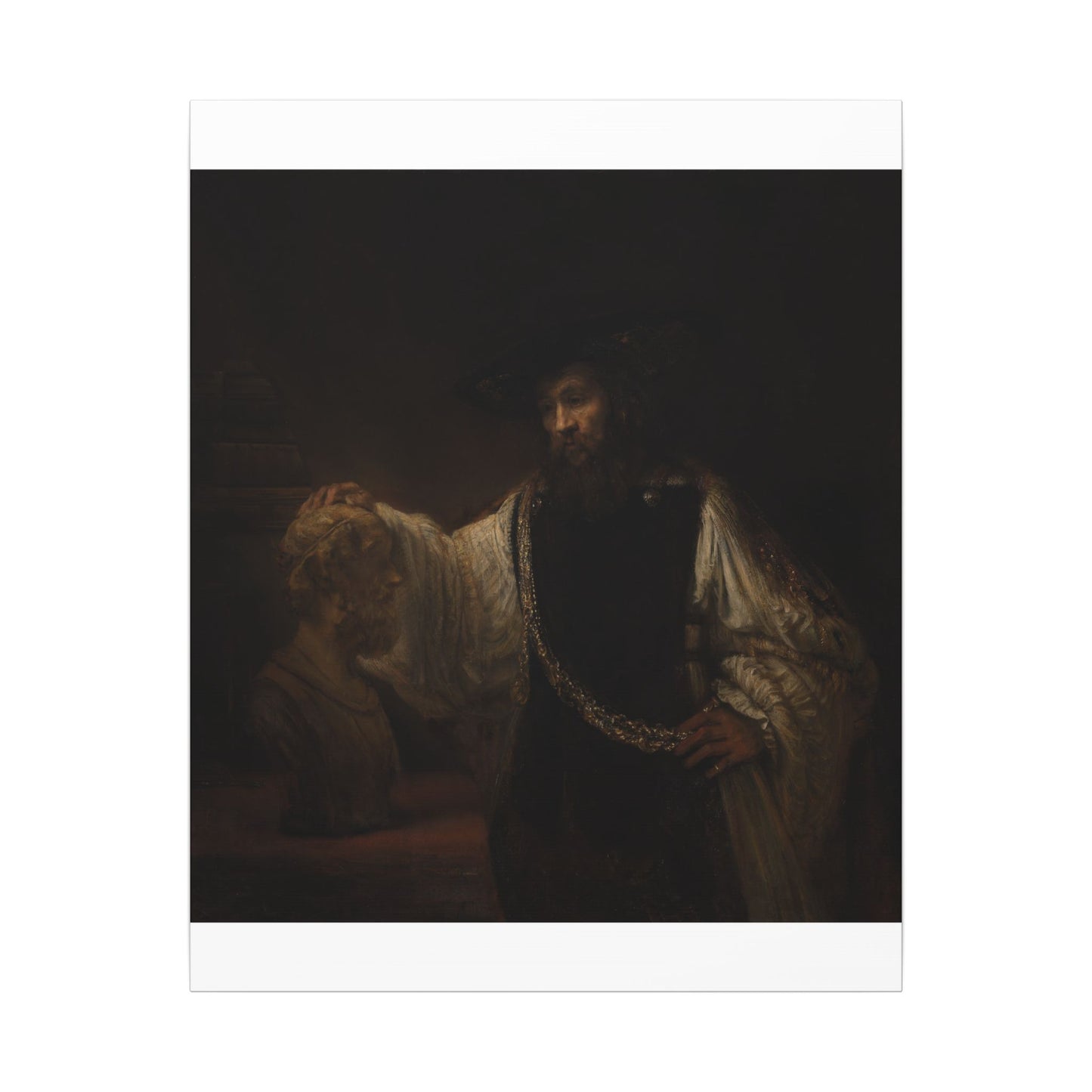 Aristotle with a Bust of Homer - Rembrandt van Rijn