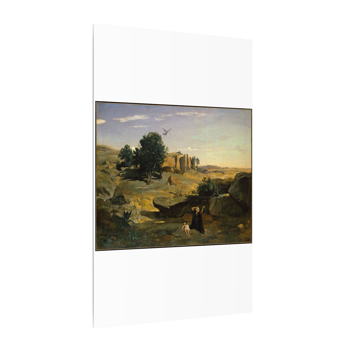 Hagar in the Wilderness - Camille Corot