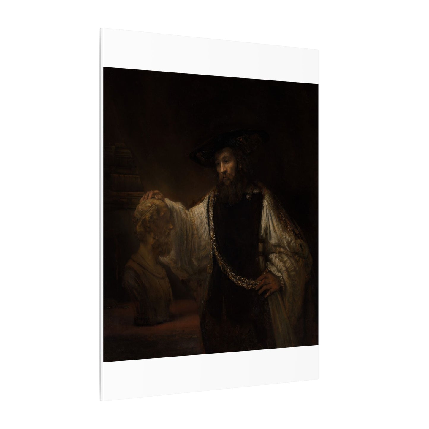 Aristotle with a Bust of Homer - Rembrandt van Rijn