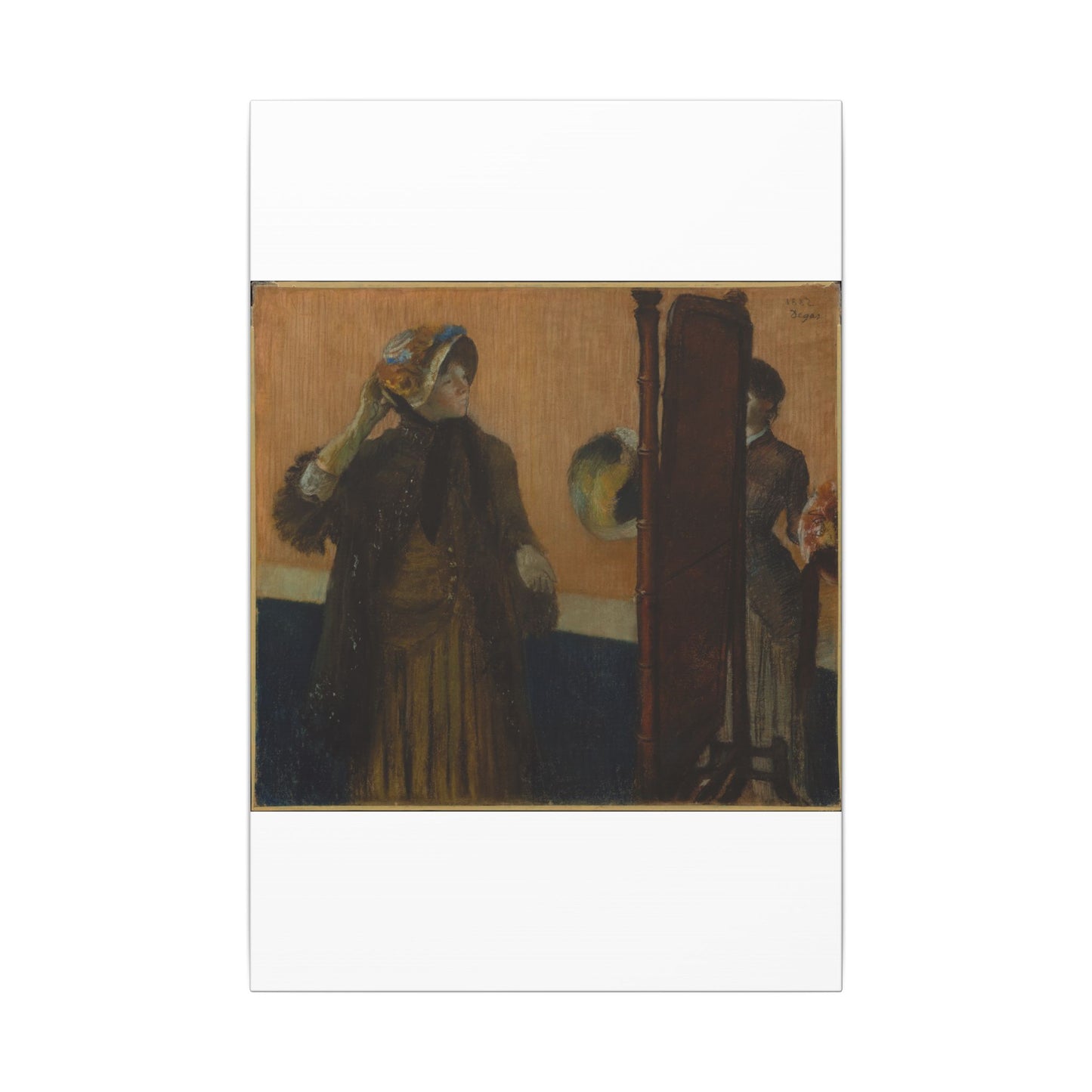 At the Milliner's - Edgar Degas