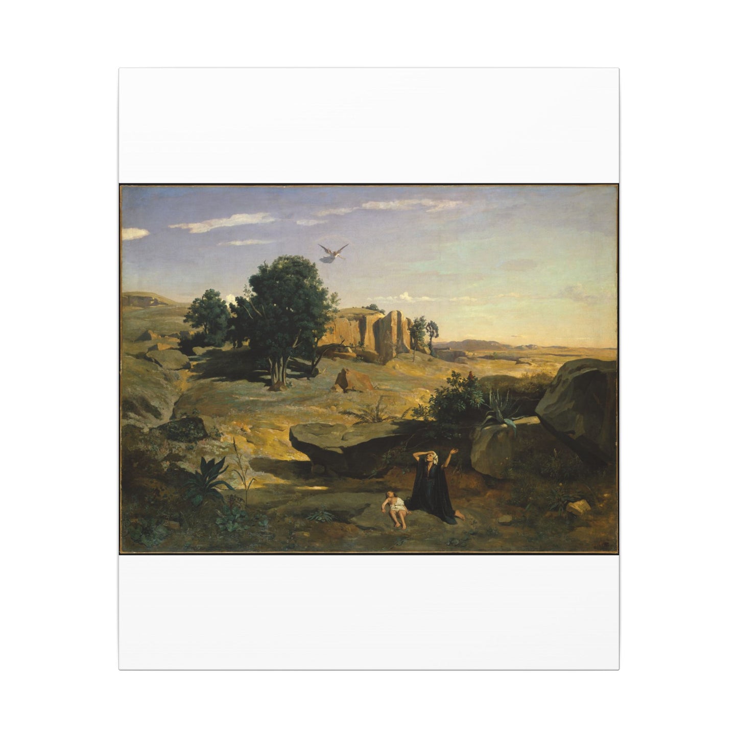 Hagar in the Wilderness - Camille Corot