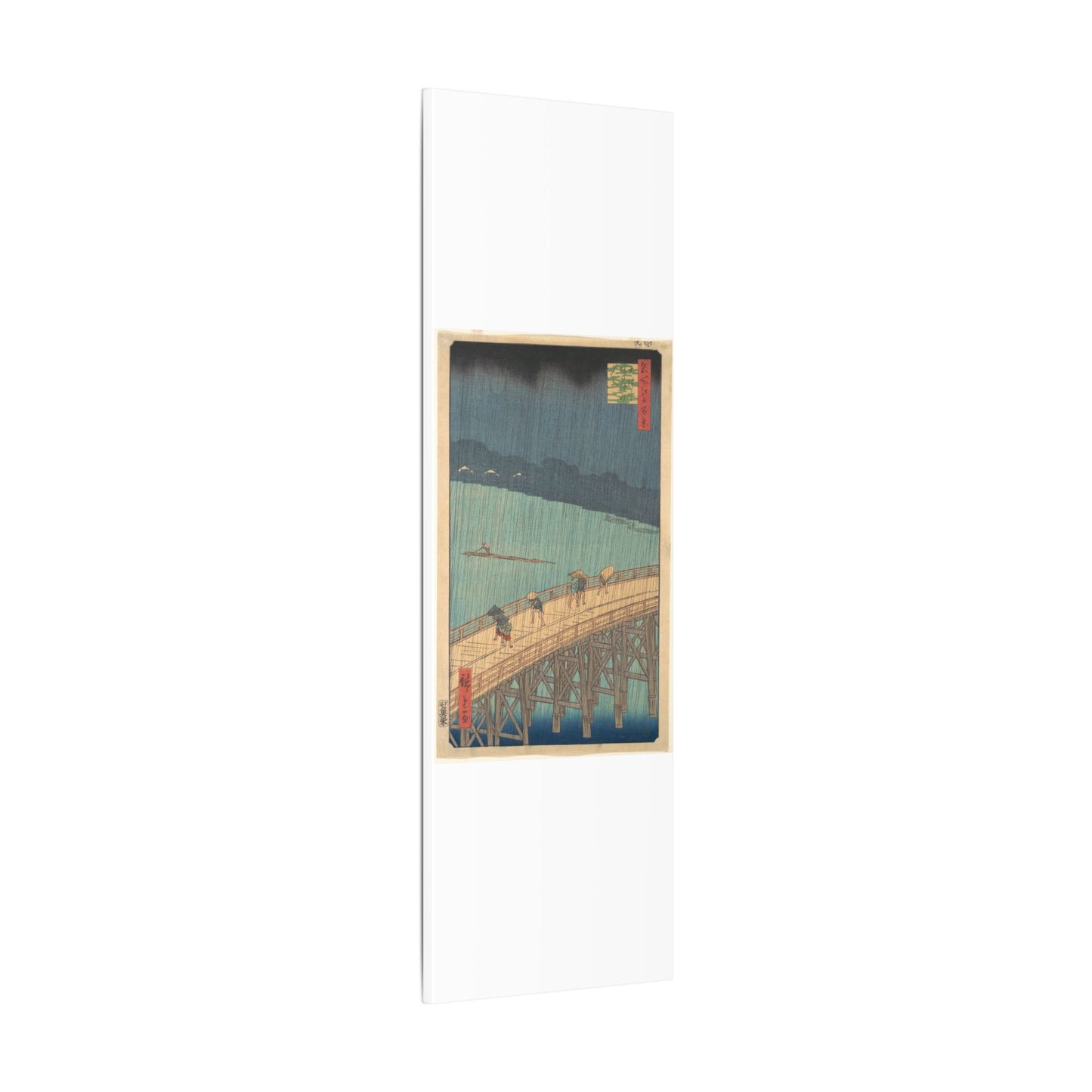 Sudden Shower over Shin-Ōhashi Bridge and Atake - Utagawa Hiroshige