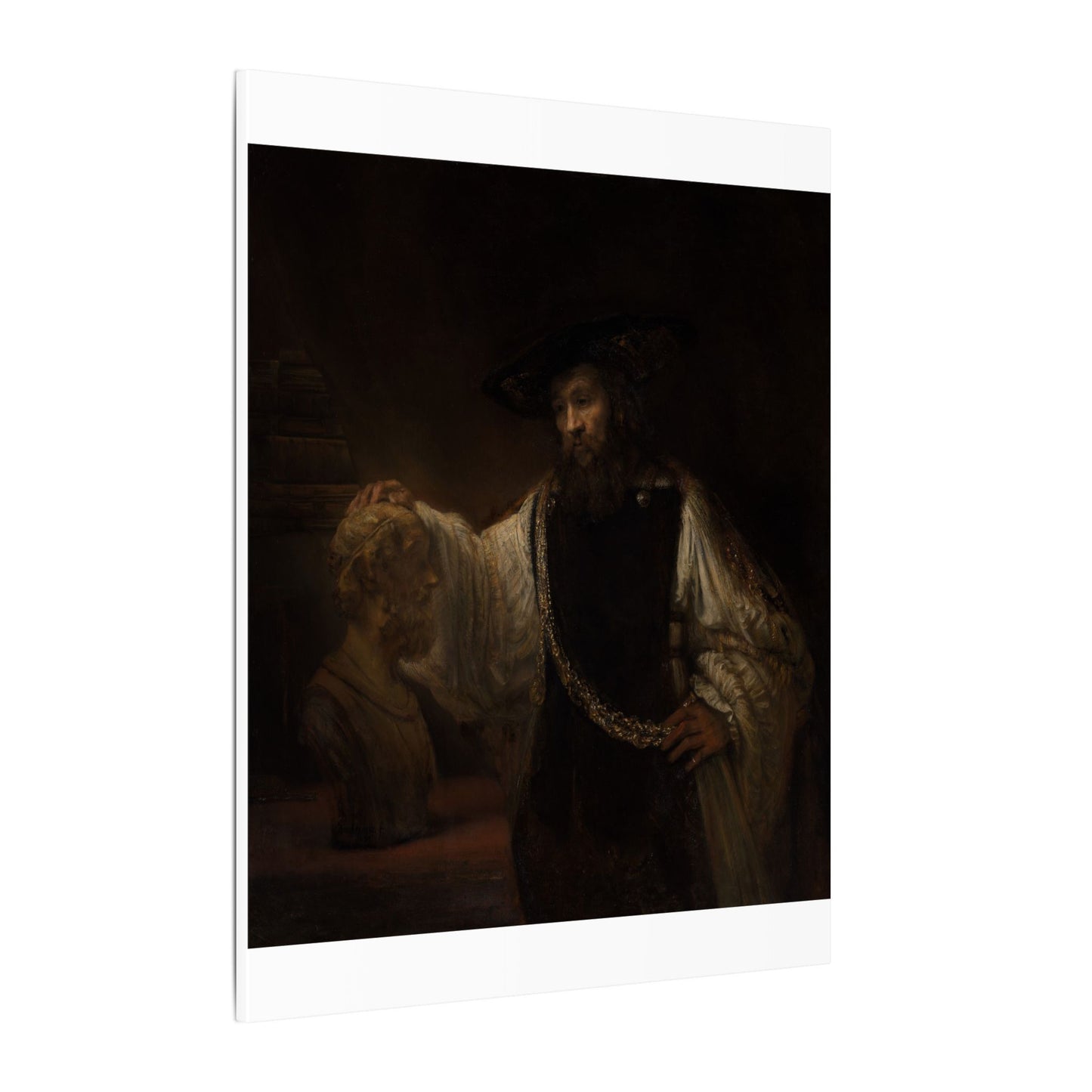 Aristotle with a Bust of Homer - Rembrandt van Rijn