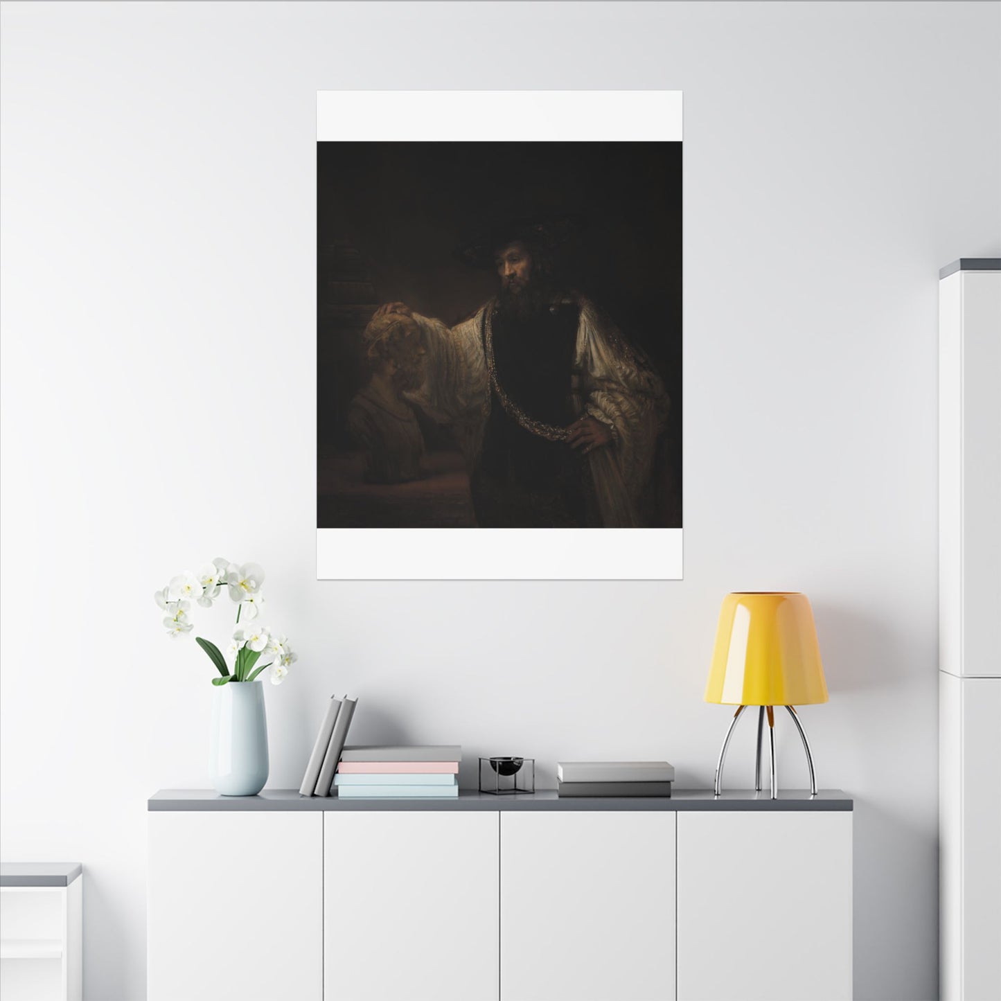 Aristotle with a Bust of Homer - Rembrandt van Rijn