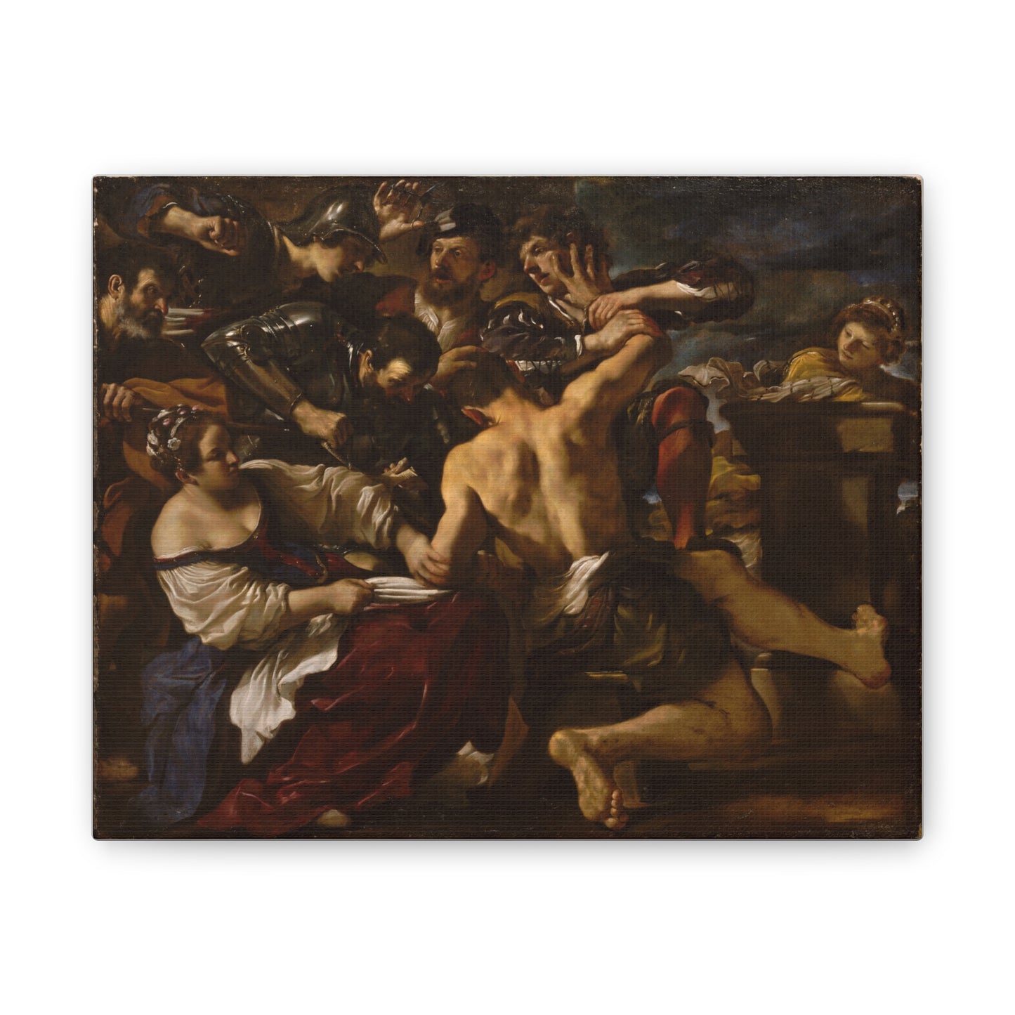 Baroque Religious Canvas Print – Dramatic Classical Art Stretched Canvas