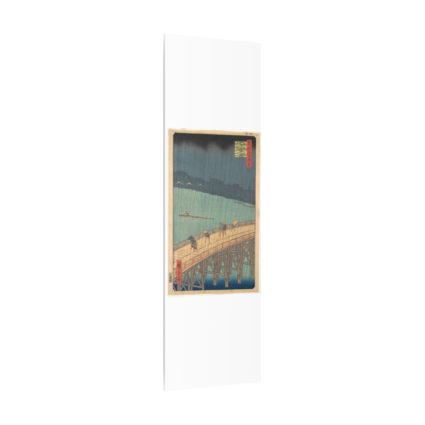 Sudden Shower over Shin-Ōhashi Bridge and Atake - Utagawa Hiroshige