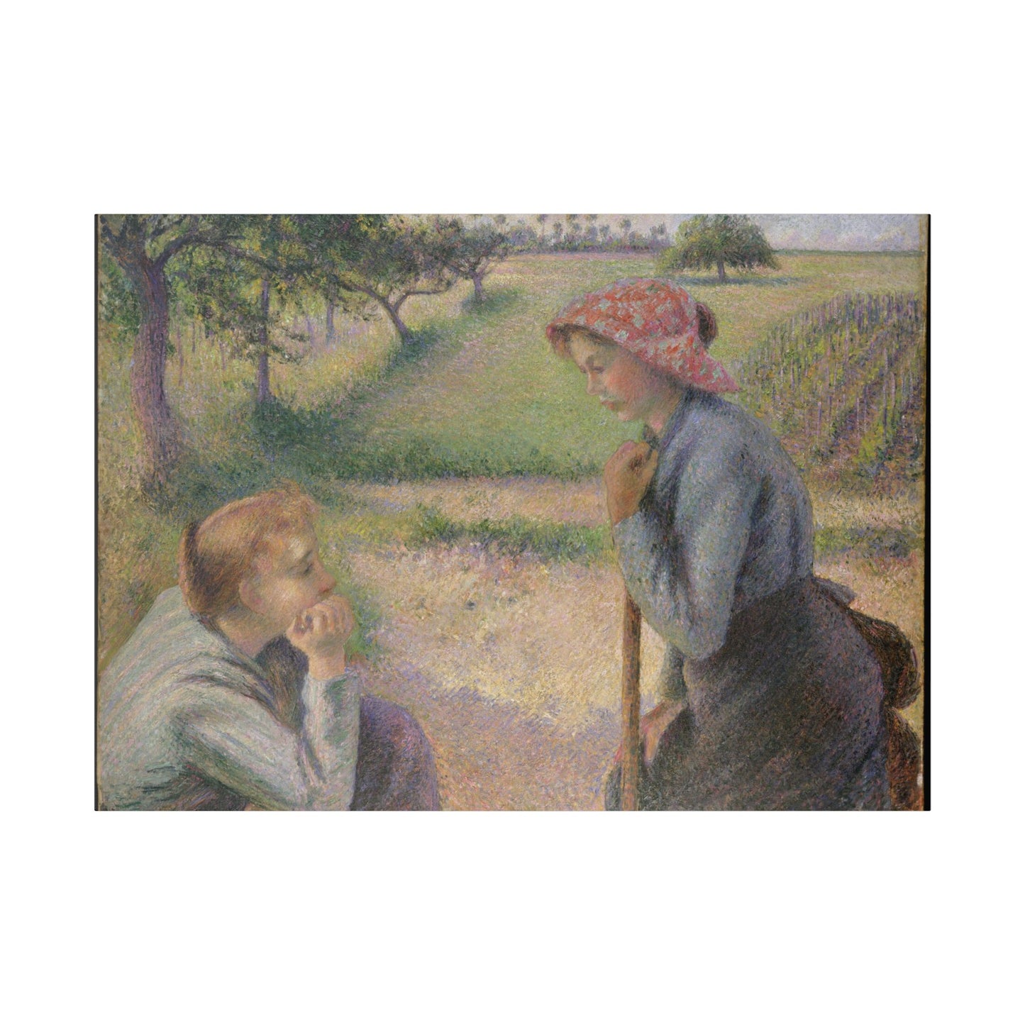 Two Young Peasant Women - Camille Pissarro