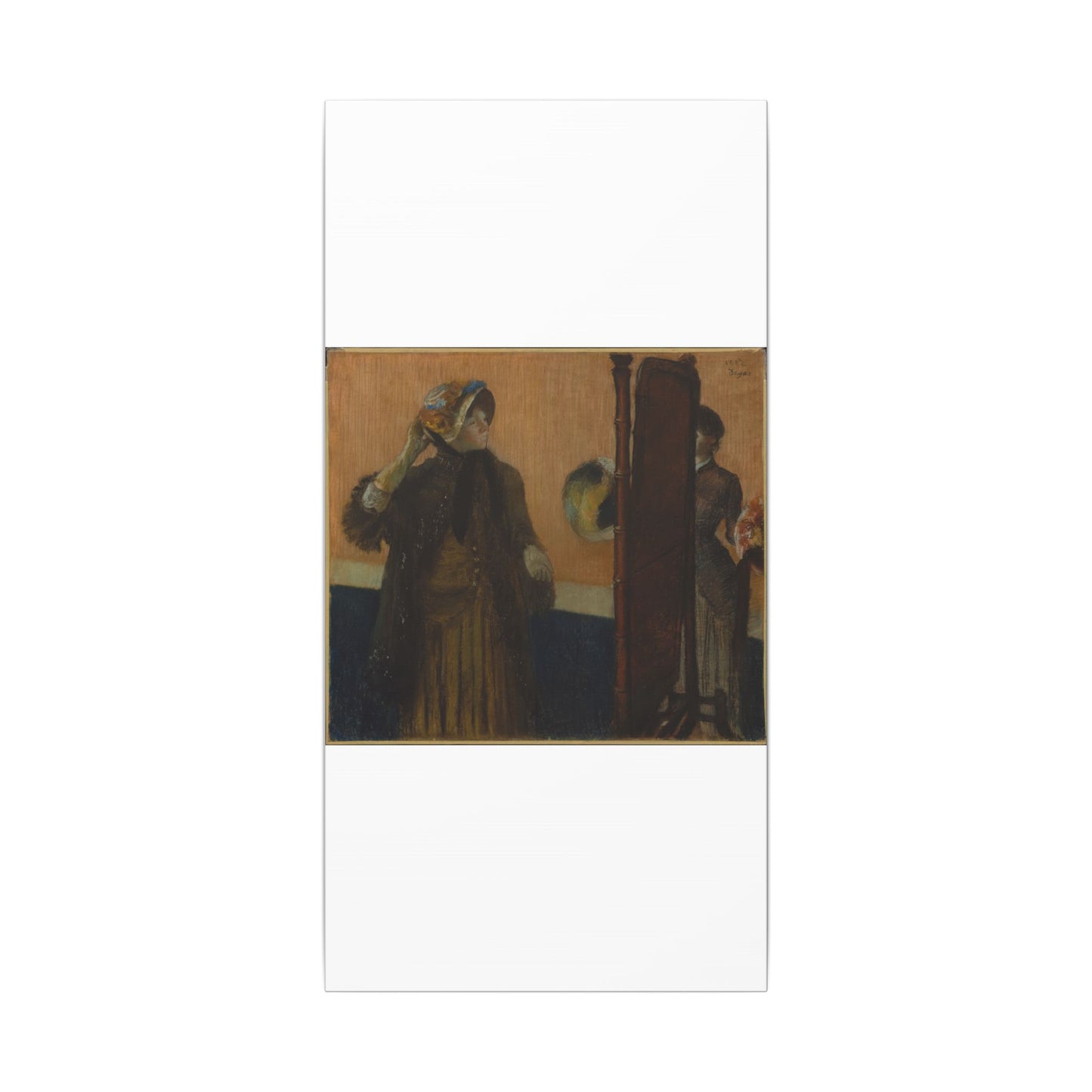 At the Milliner's - Edgar Degas