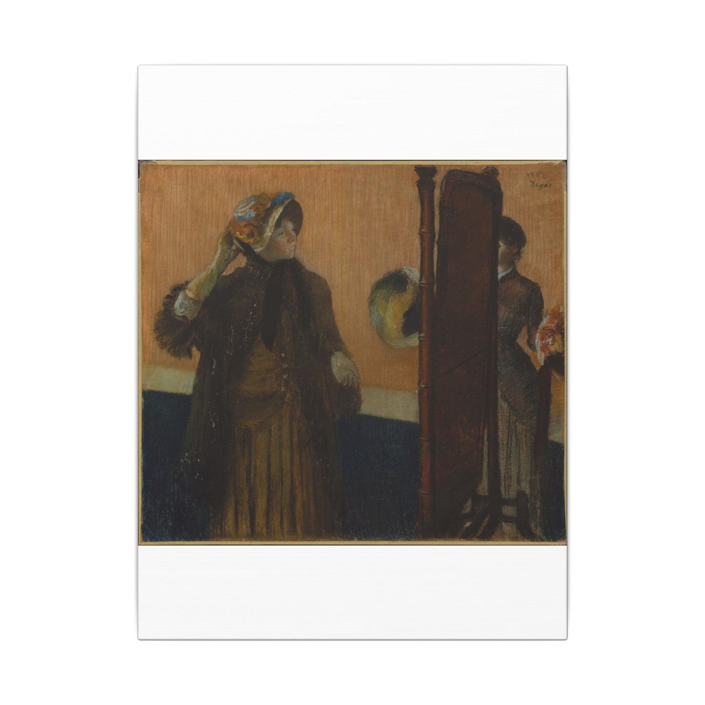 At the Milliner's - Edgar Degas