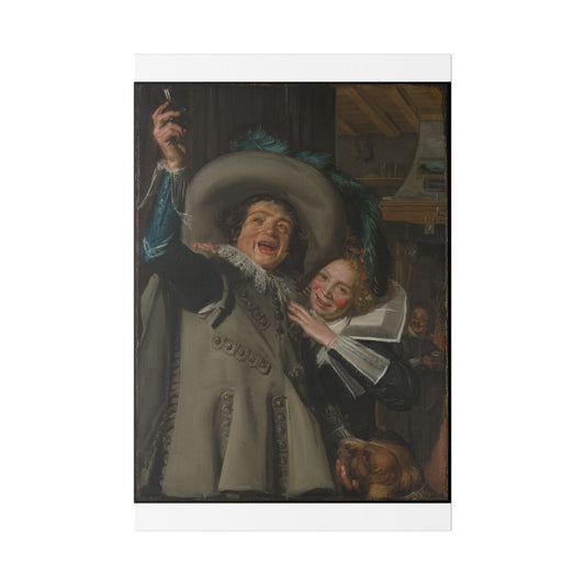 Young Man and Woman in an Inn - Frans Hals