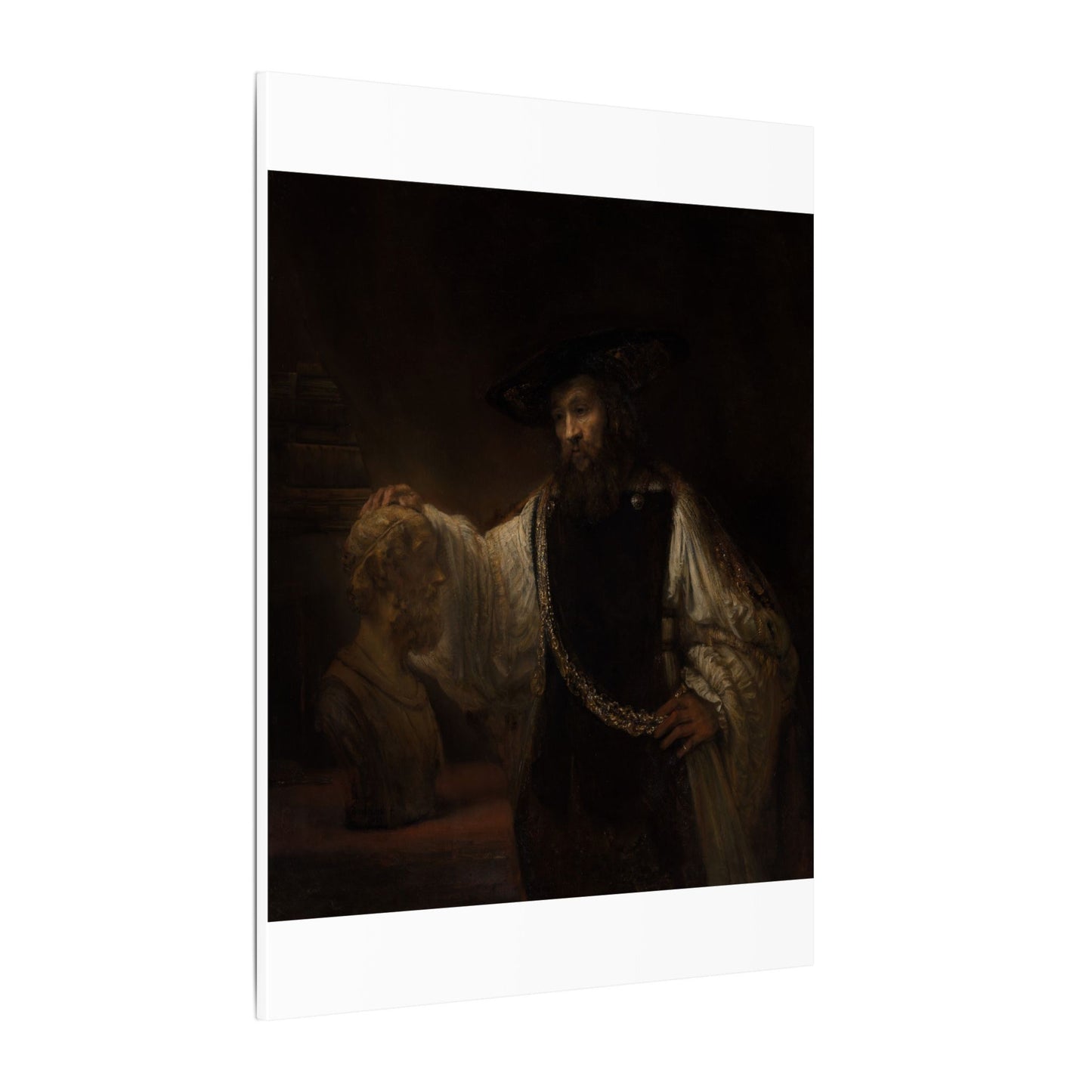 Aristotle with a Bust of Homer - Rembrandt van Rijn