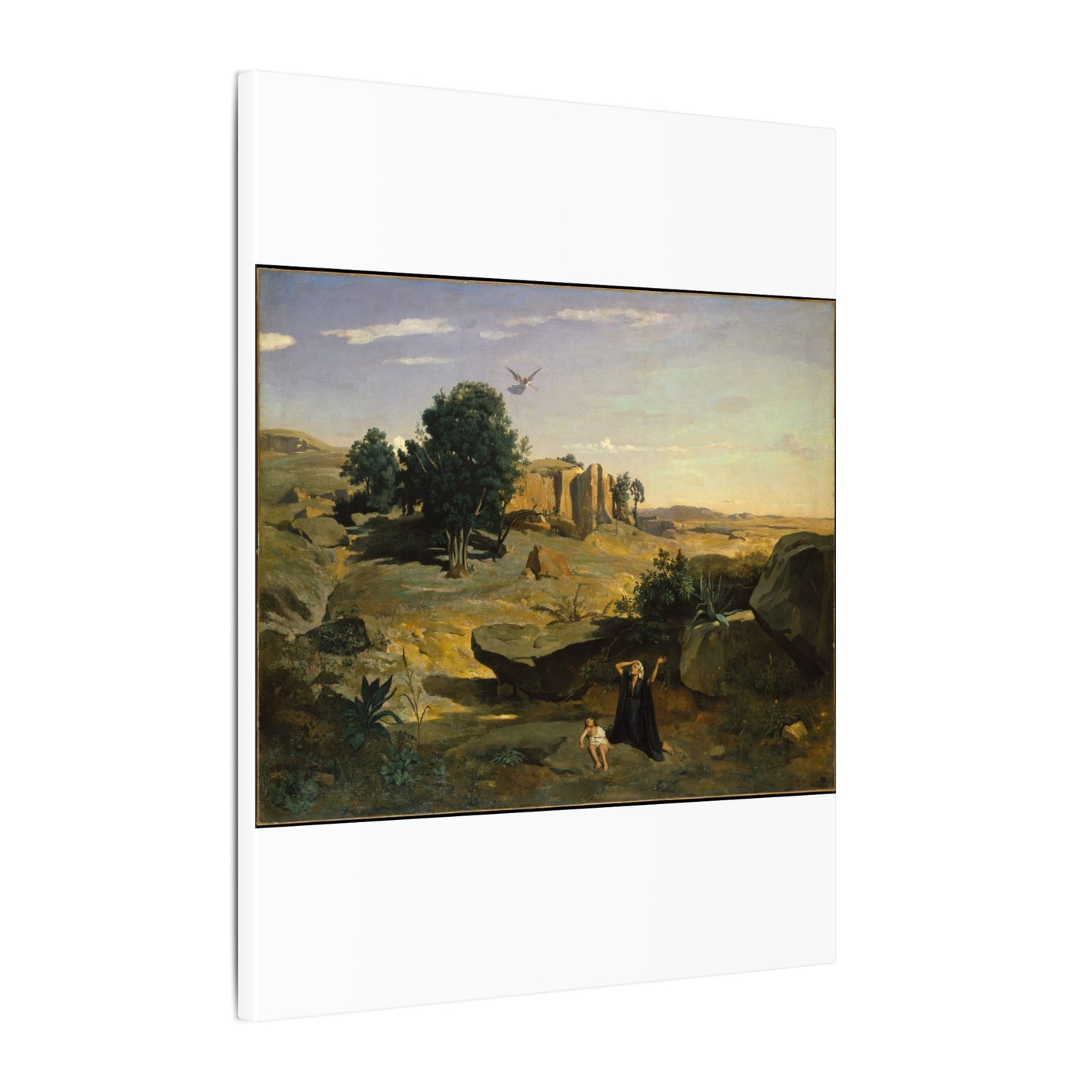Hagar in the Wilderness - Camille Corot