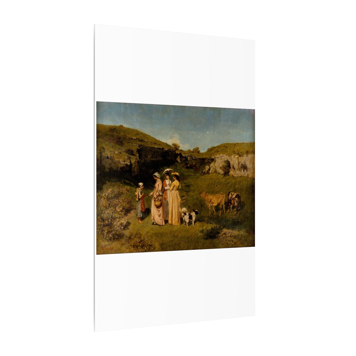 Young Ladies of the Village - Gustave Courbet