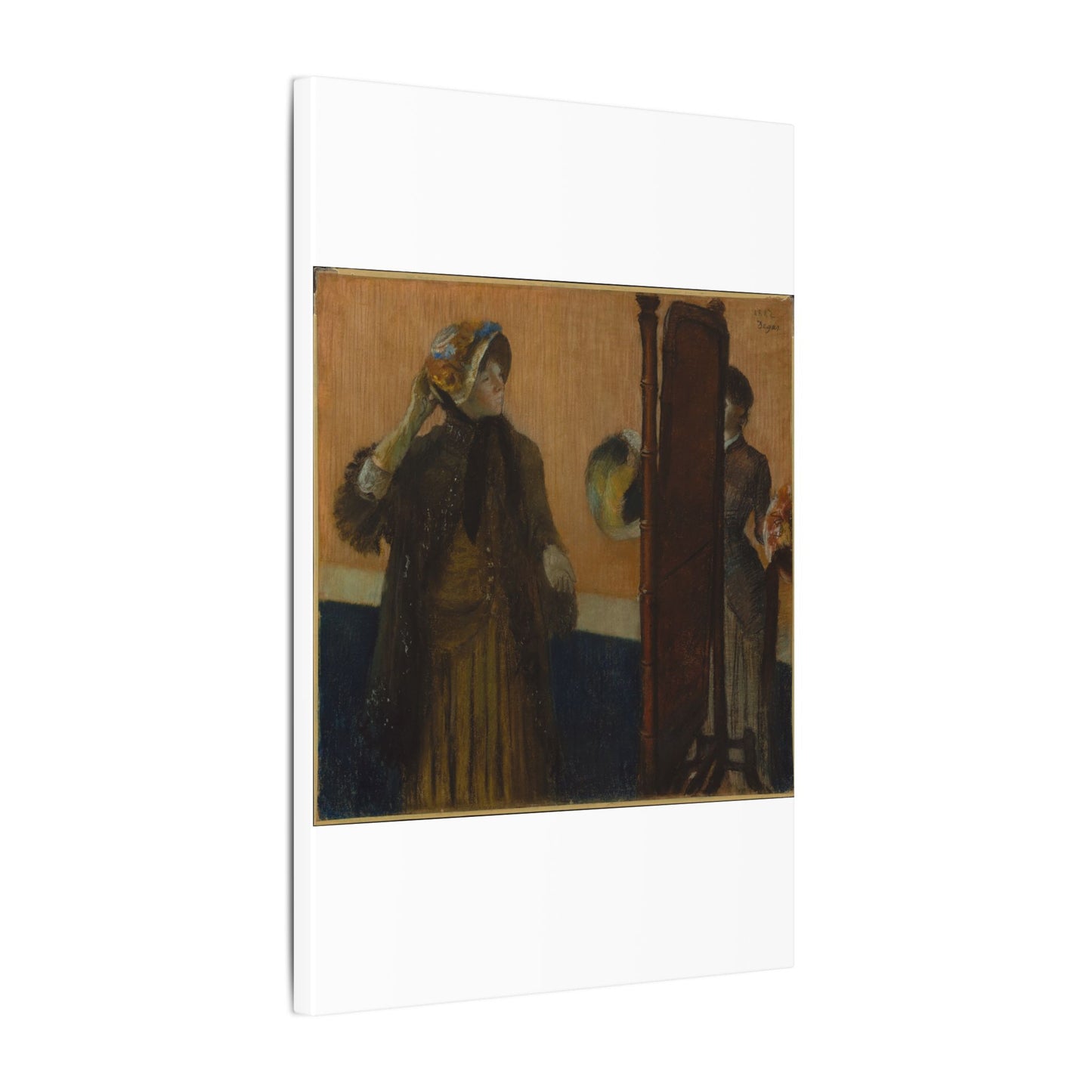 At the Milliner's - Edgar Degas