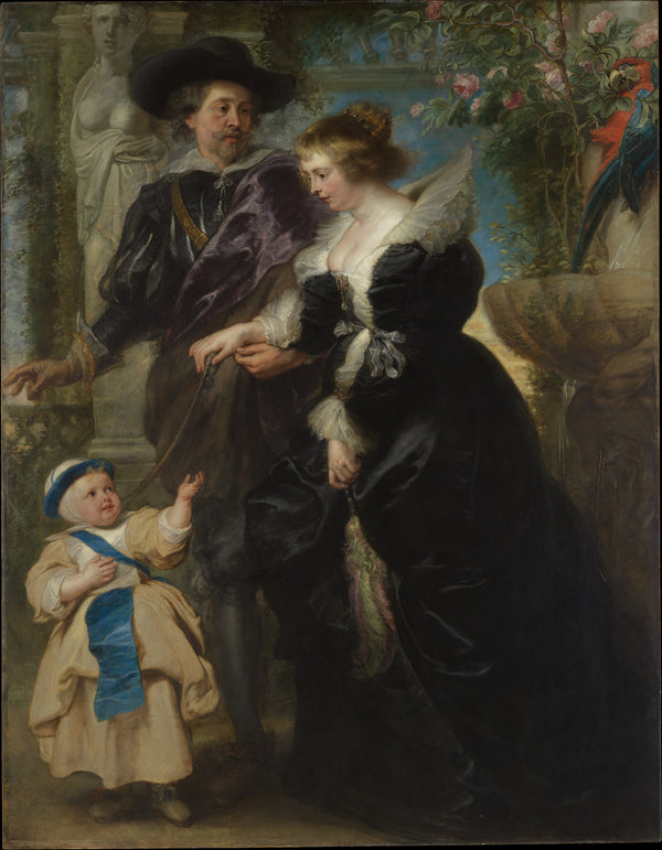 Rubens, Helena Fourment (1614–1673), and Their Son Frans (1633–1678) — Museum Quality Canvas Print | Gallerivm
