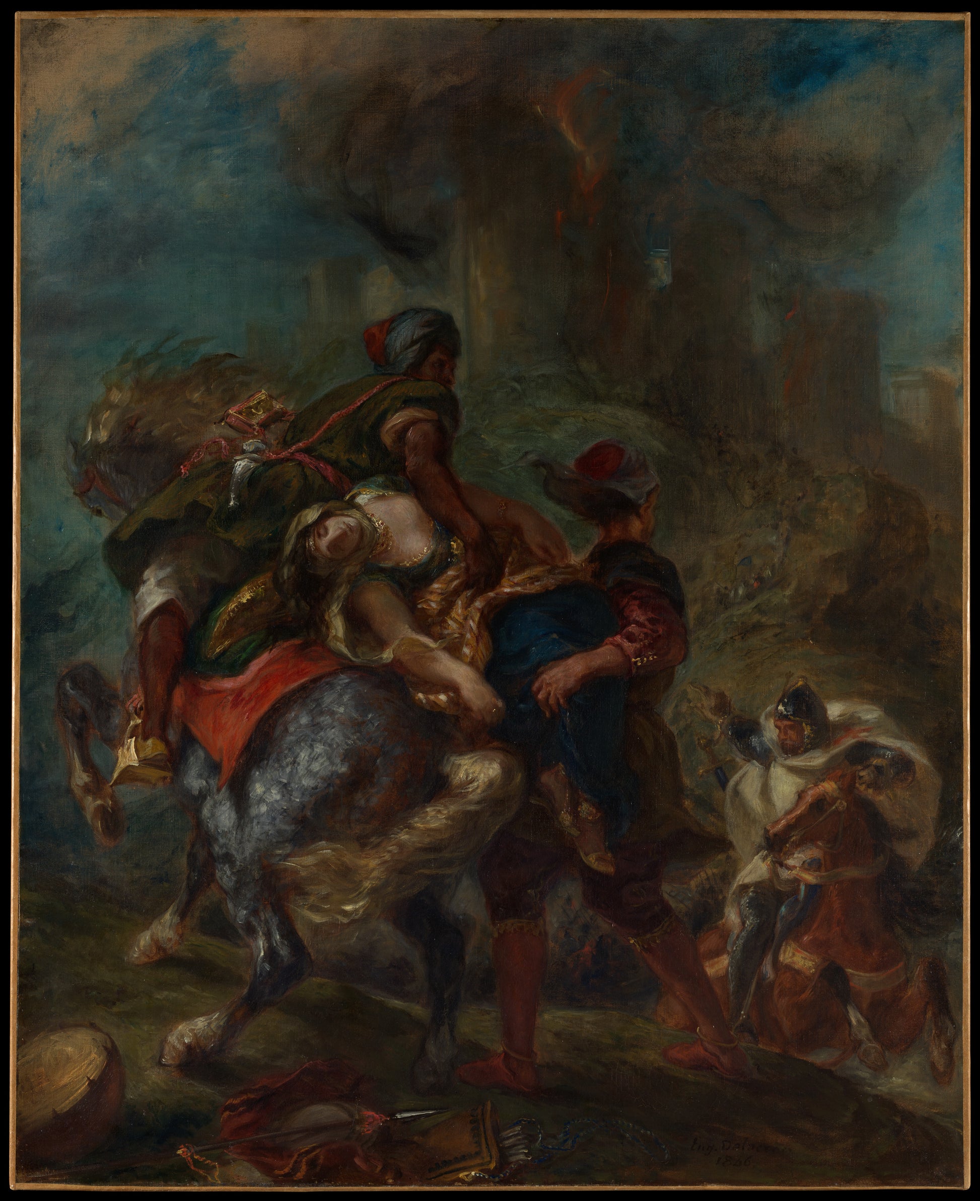 The Abduction of Rebecca - Museum Quality Art Print by Wallmood