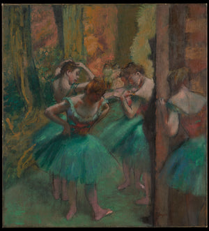 Dancers, Pink and Green 1