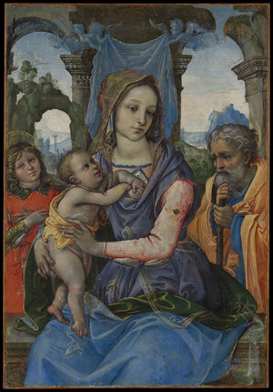 Holy Family with an Angel 1