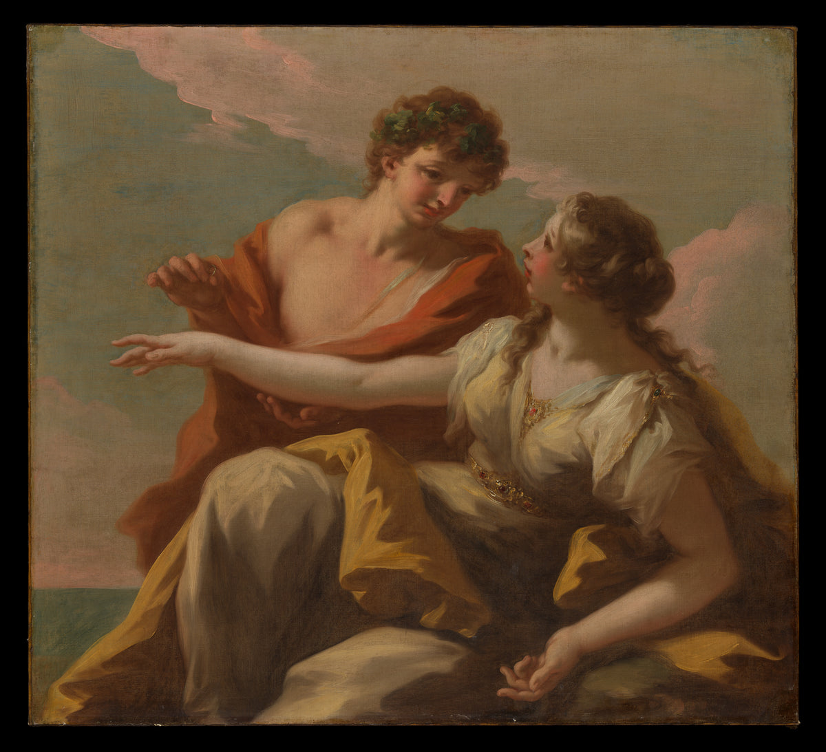 Bacchus and Ariadne - Giovanni Antonio Pellegrini