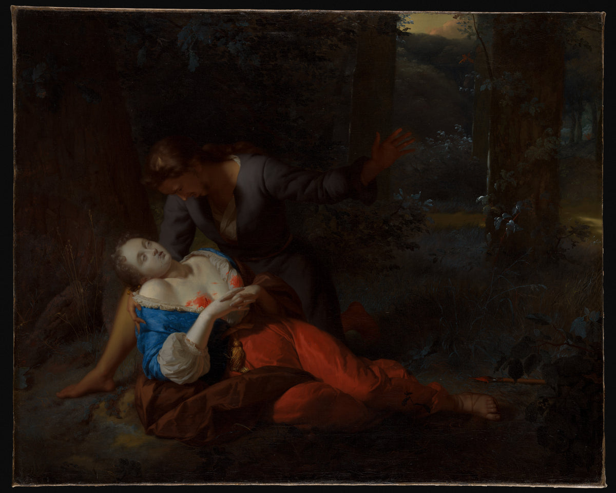 Cephalus and Procris - Godfried Schalcken