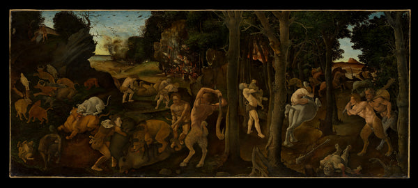 A Hunting Scene - Piero di Cosimo