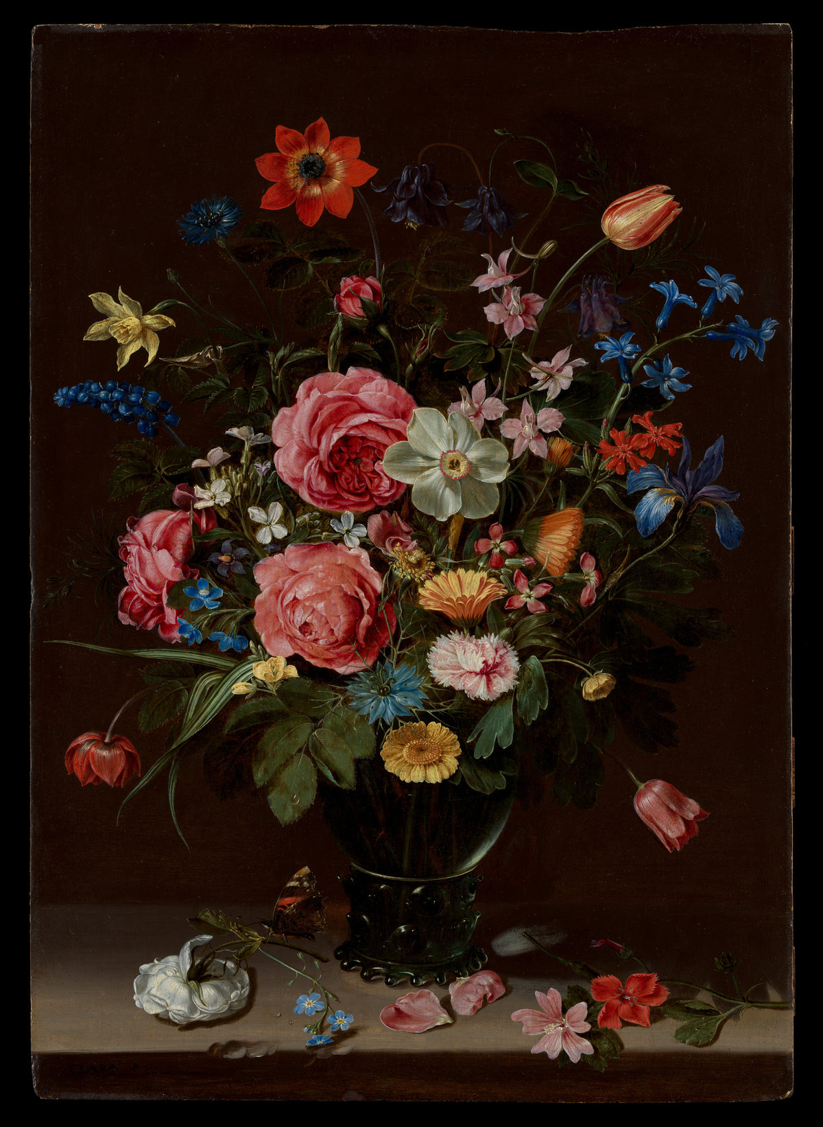 A Bouquet of Flowers - Clara Peeters