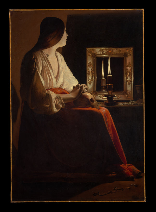 The Penitent Magdalen - Georges de La Tour