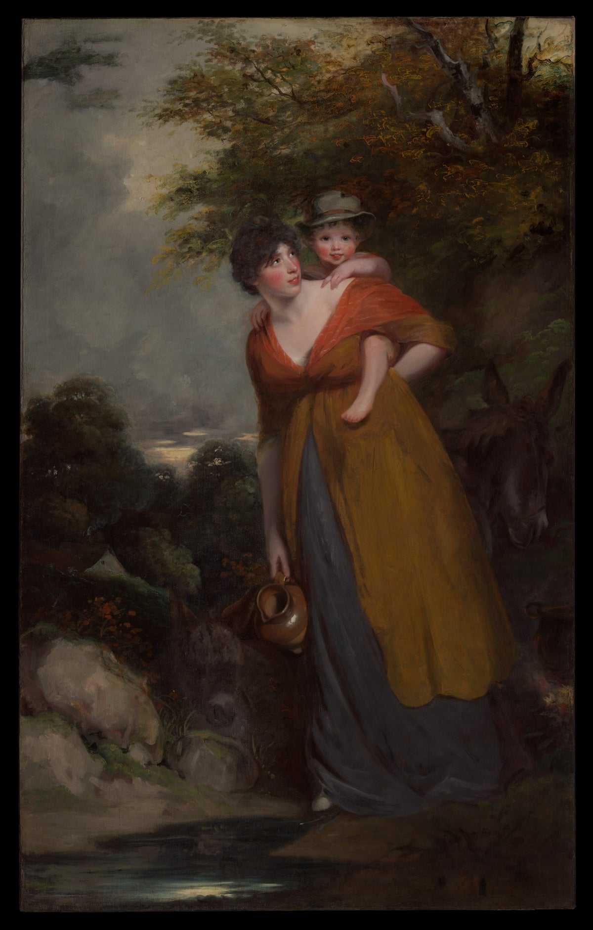 Mrs. Richard Brinsley Sheridan and Her Son - John Hoppner