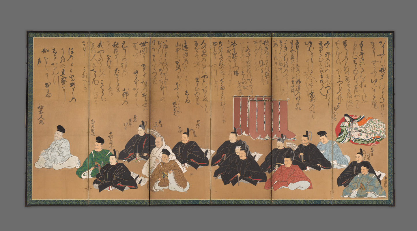 The Thirty-Six Poetic Immortals - Museum Quality Art Print by Wallmood