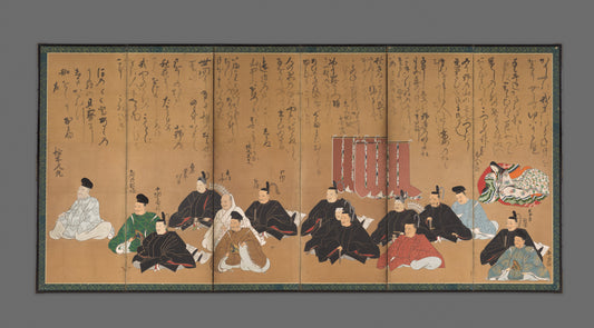 The Thirty-Six Poetic Immortals - Museum Quality Art Print by Wallmood