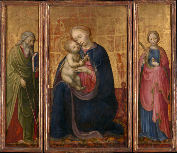 Madonna and Child with Saints Philip and Agnes - Donato de' Bardi