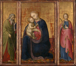 Madonna and Child with Saints Philip and Agnes - Donato de' Bardi 1