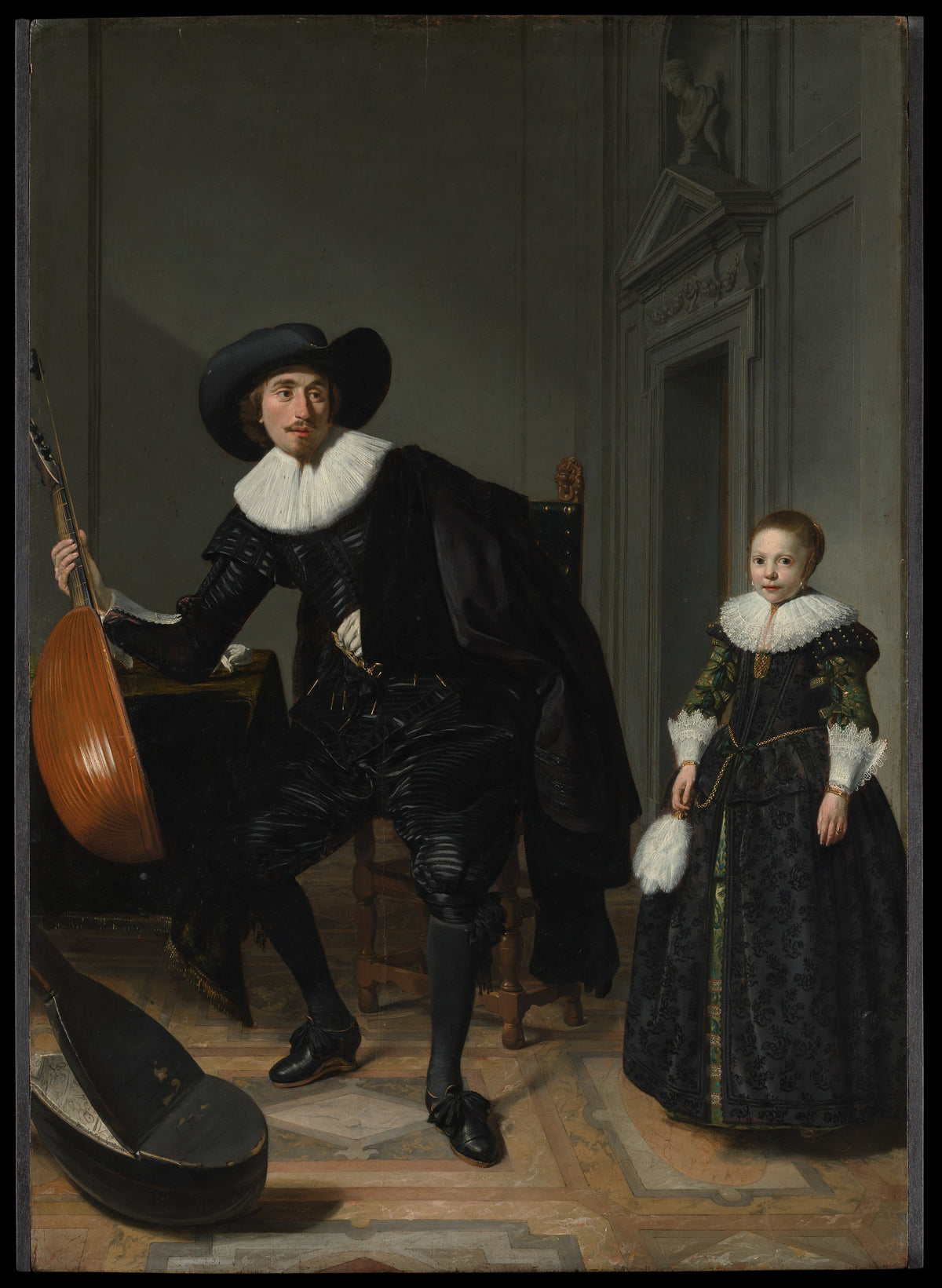 A Musician and His Daughter - Thomas de Keyser