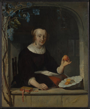 A Woman Seated at a Window 1