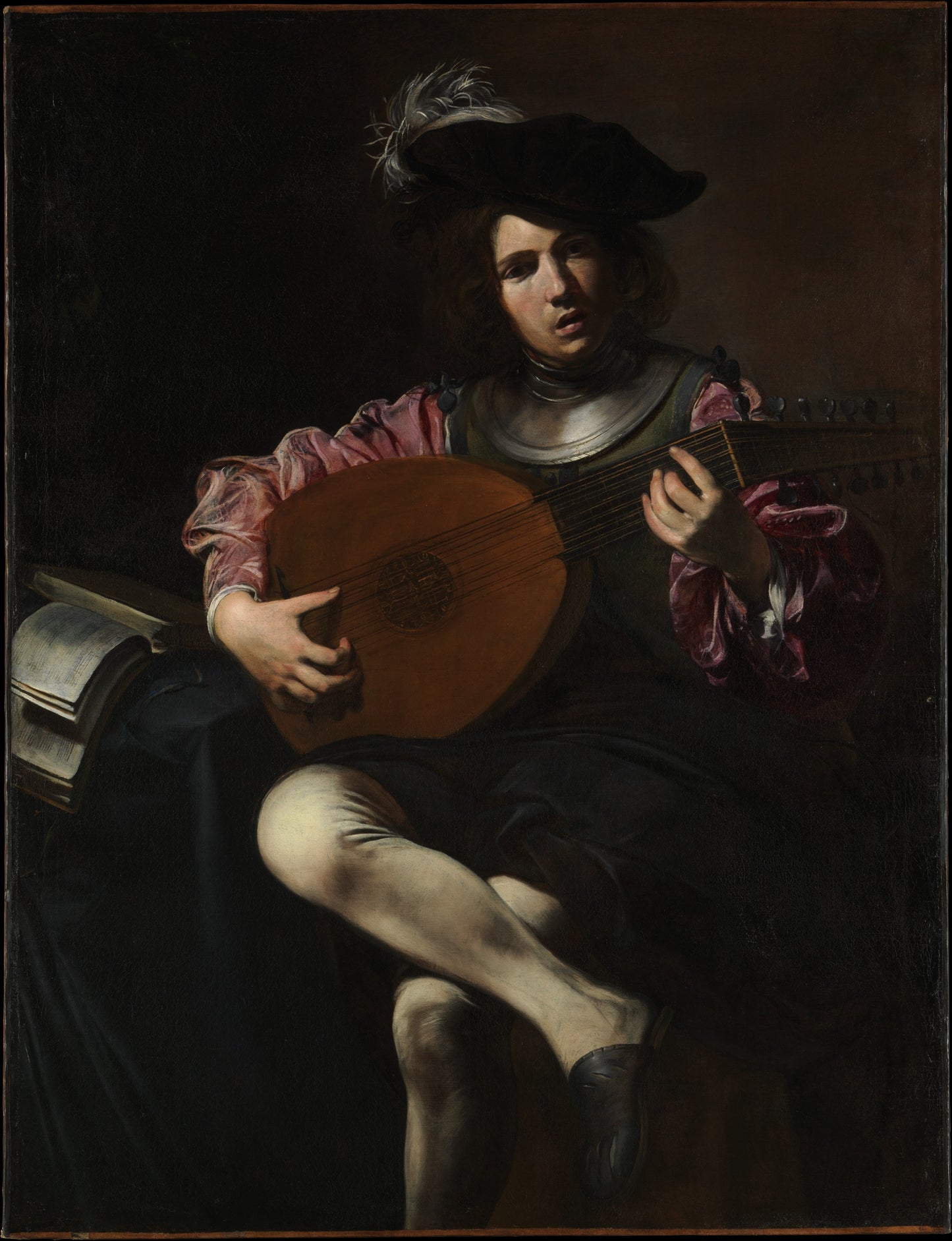 Lute Player — Museum Quality Canvas Print | Gallerivm
