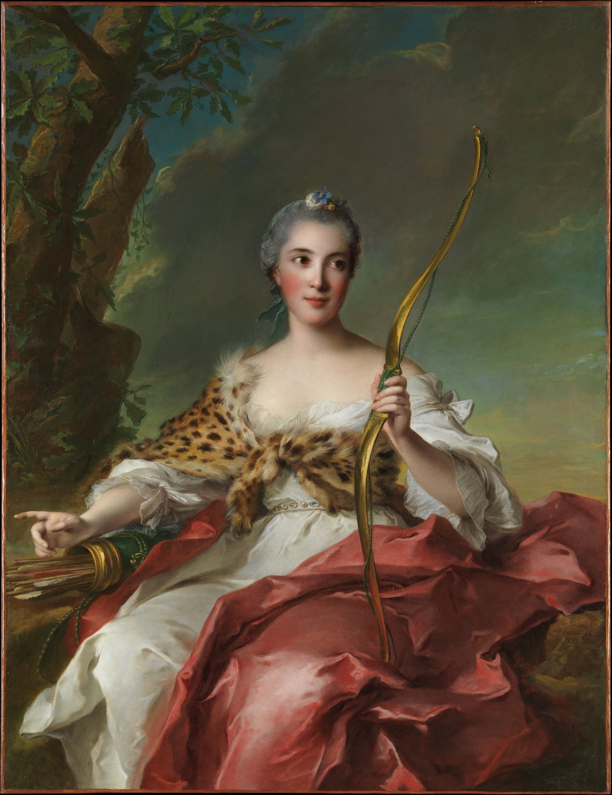 Madame Bergeret as Diana - François Boucher