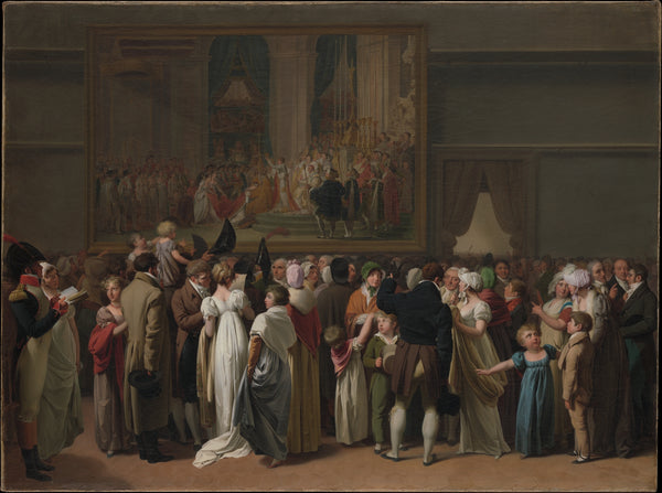 The Public Viewing David's "Coronation" at the Louvre - Louis Léopold Boilly