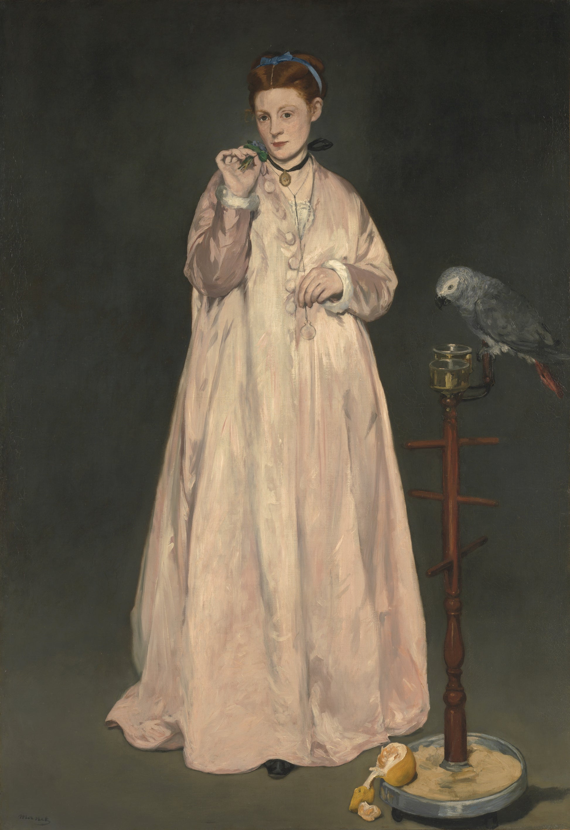Young Lady in 1866 — Museum Quality Canvas Print | Gallerivm