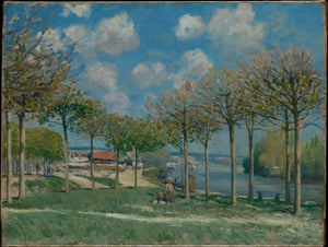 The Seine at Bougival - Alfred Sisley 1