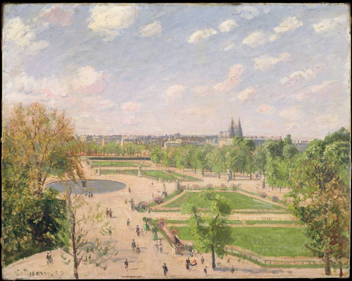 The Garden of the Tuileries on a Spring Morning - Camille Pissarro