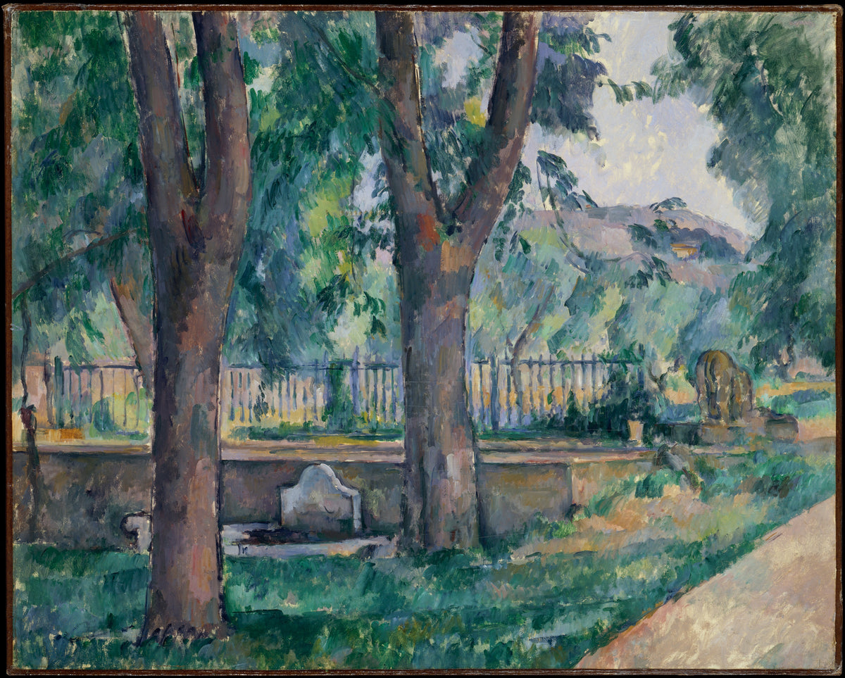 The Pool at Jas de Bouffan - Paul Cézanne