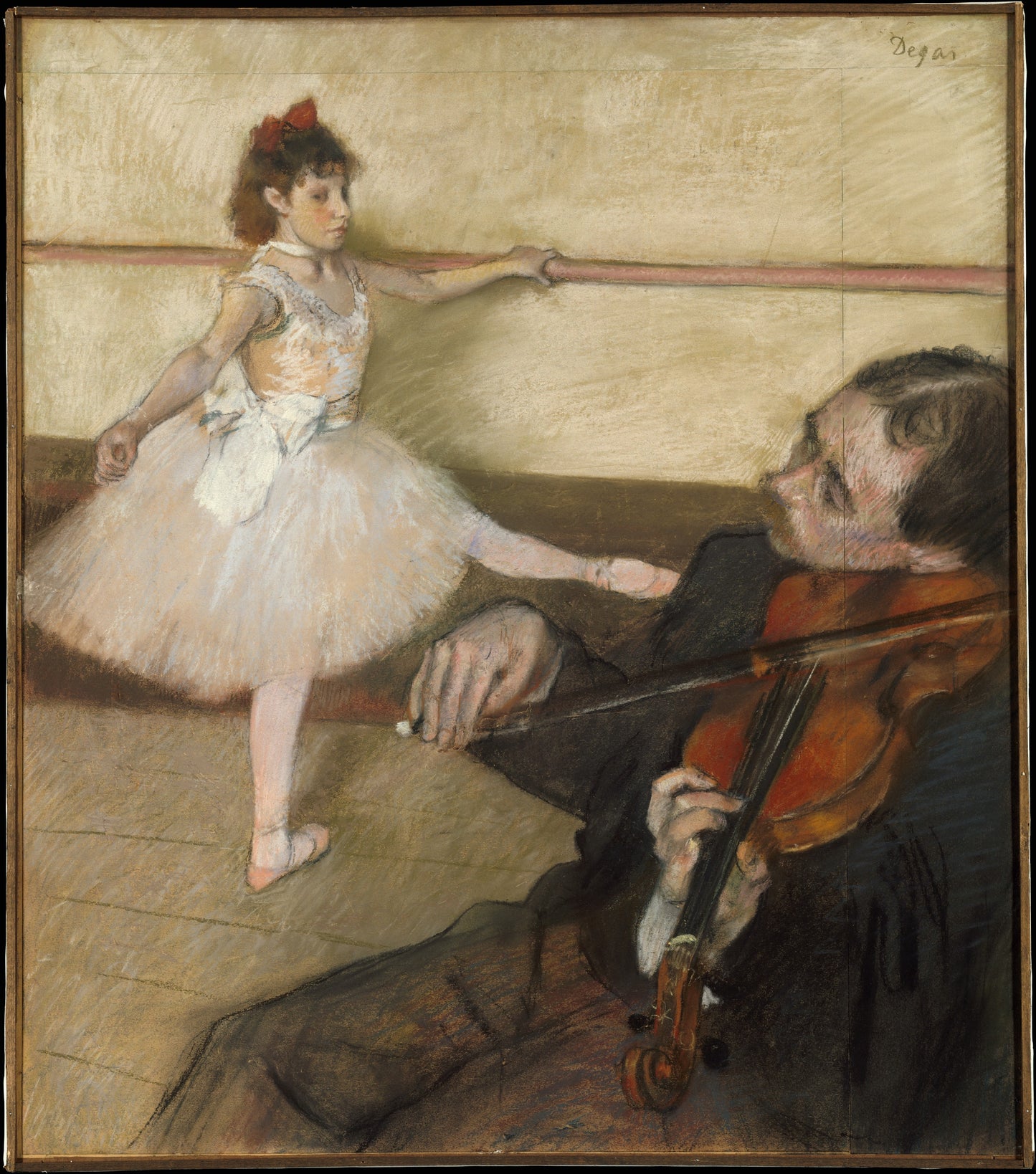 The Dance Lesson — Museum Quality Canvas Print | Gallerivm