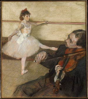 The Dance Lesson - Edgar Degas 1